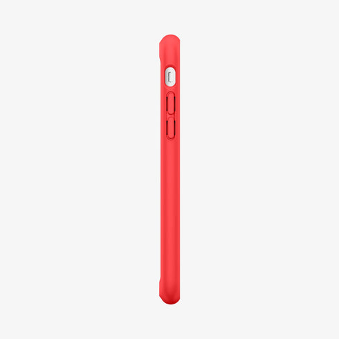 042CS20924 - iPhone SE Ultra Hybrid case in rose crystal showing the back